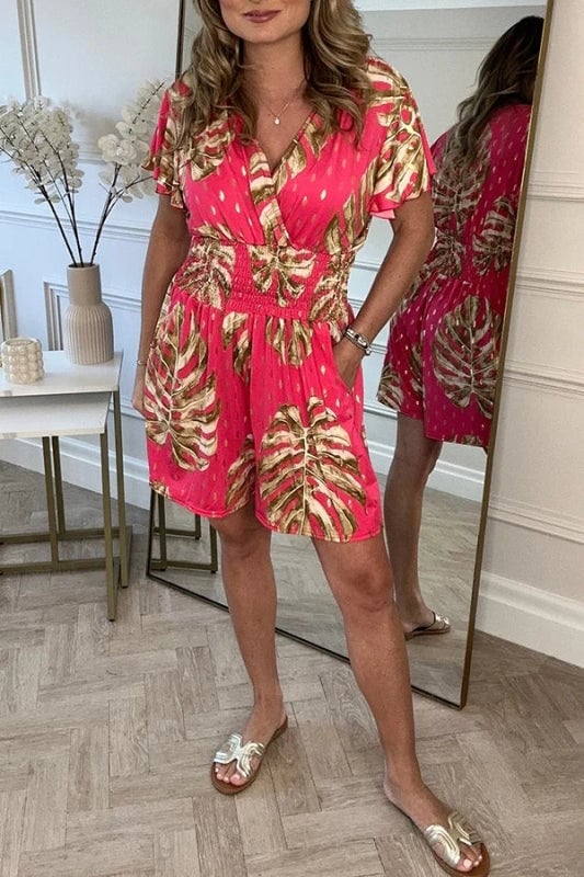 Beatrix™ Chic Romper met Bloemenprint