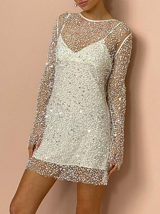 Glamora™ | Tweedelige Sexy Paillettenjurk