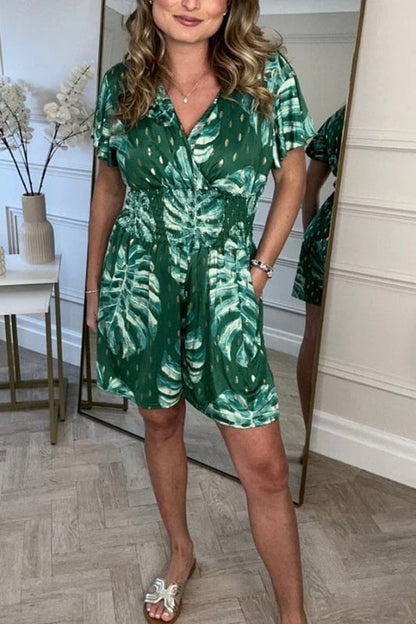 Beatrix™ Chic Romper met Bloemenprint