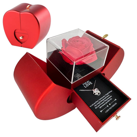 Eternal Love Necklace with Apple Gift Box