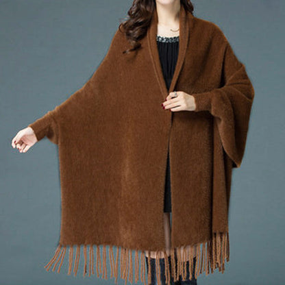CuddleCape™ - Dames Lange Mouw Sjaal