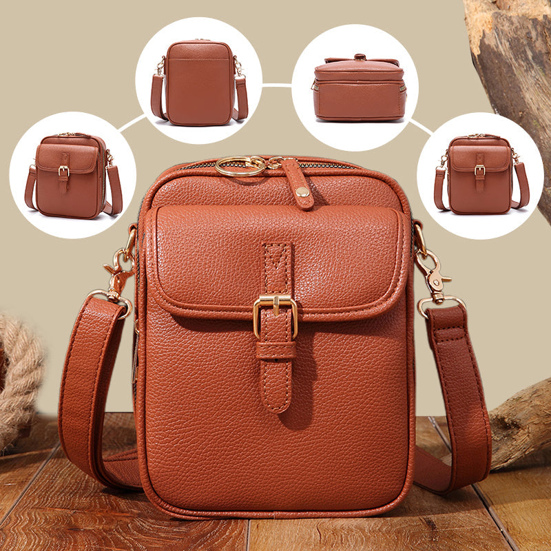RetroVoyager Tas™ | Vintage Schoudertas met Grote Capaciteit