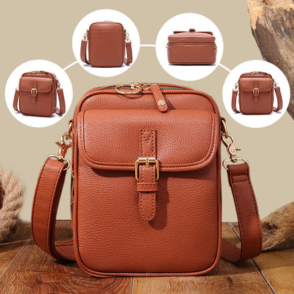RetroVoyager Tas™ | Vintage Schoudertas met Grote Capaciteit