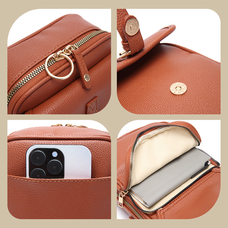 RetroVoyager Tas™ | Vintage Schoudertas met Grote Capaciteit