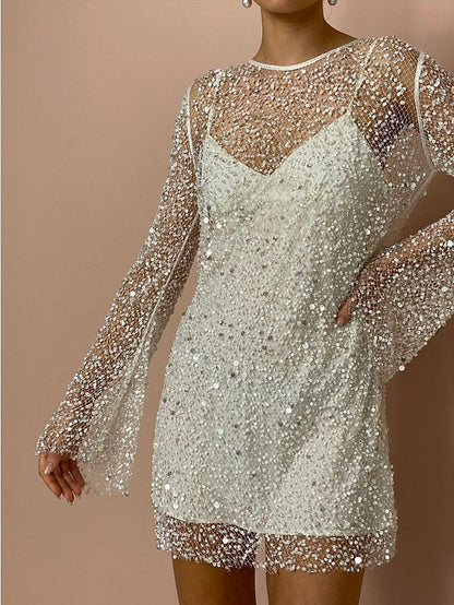 Glamora™ | Tweedelige Sexy Paillettenjurk