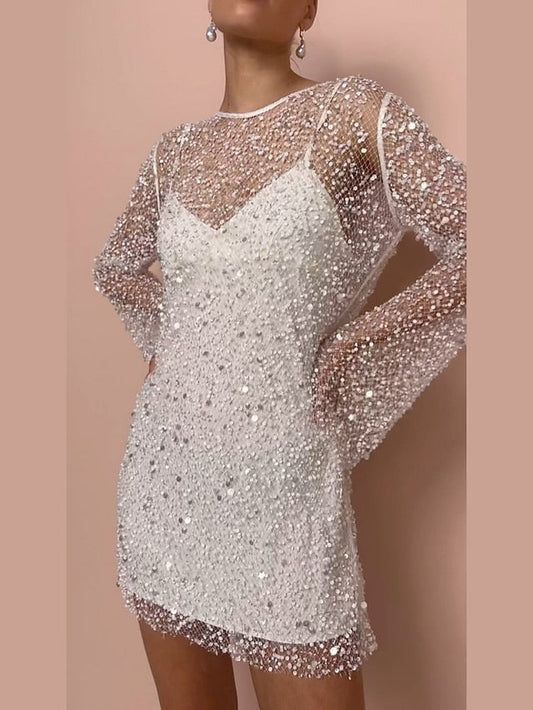 Glamora™ | Tweedelige Sexy Paillettenjurk