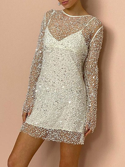 Glamora™ | Tweedelige Sexy Paillettenjurk